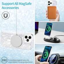 Transparent Sparkly Case Compatible With IPhone Series Clear Case, Hard Back Cover Soft Bumper, Shockproof Slim Bling Clear Case Compatible With IPhone Series,Compatible With IPhone 15Plus/15Pro Max/16Plus/16Pro Max Series,Back-To-School Supplies,Hallows' Day Christmas Gifts,Suitable For Women, Gifts For Family, Friends, Lovers