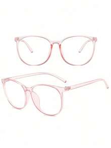 Anti-Eyestrain Glasses, Clear Lens Eyeglasses Frame For Computer, TV, Gaming, Mobile Phone Use, Unisex Glasses