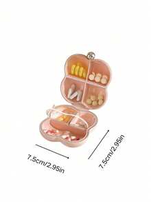 Hộp đựng thuốc đa năng hình hoa, có thể dùng làm hộp đựng trang sức, hộp đựng thuốc hàng tuần, hộp đựng thuốc men, món quà hoàn hảo cho năm học mới, du lịch, phù dâu, giáo viên, Halloween, Giáng sinh, phù hợp cho phụ nữ, thanh thiếu niên, học sinh, sử dụng hàng ngày tại nhà, túi đựng thuốc khi đi du lịch. - Nhiều màu - Xem 3