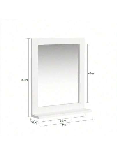 SoBuy Bathroom Spiegel FRG129 SG view 2