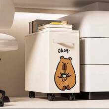 1 件带轮储物车，带可拆卸箱，3 层滚动整理器，适用于桌下/宿舍/办公室 - 节省空间的移动架子，母亲节和父亲节的实用礼物