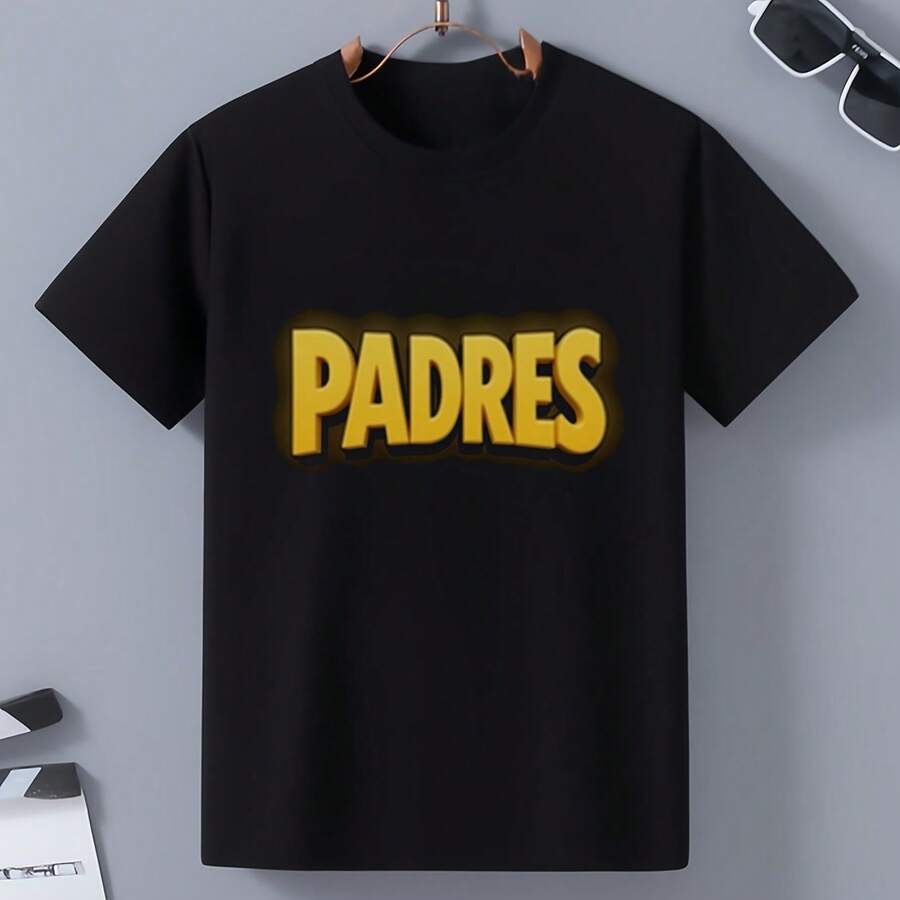 Vintage San Diego Padres Baseball Cropped T Padres  Baseball T- Retro Padres  Padres Gift Comt Color Crop Top07 0002220G Heavyweight 100% Cotton T-Shirt. I For Daily Commutes, Outdoor Work, Gym Sessions, Or Laid-Back Weekends - 黑色 - 查看 1