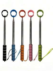 1 قطعة جهاز استرداد كرة الجولف القابل للتمديد، جامع كرات الجولف بطول 9 أقدام، اكسسوارات الجولف، هدية مثالية للاعبي الجولف