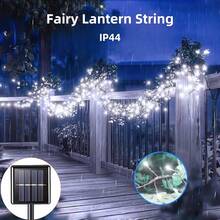 100/200 LED Solar Powered Firecracker String Lights - 8 Color Modes, Firecracker Willow Flower Lights, Suitable For Yard, Garden, Path, Party, Camping, Picnic, Christmas Outdoor Lighting | Colorful Firework Design | Solar Powered Lights, Firework Decor - Solar - View 9