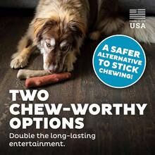 Dogwood Wood Durable Dog Chew Toys, Real Wood Calming Hemp, 2 - Pack, Medium - Cây sơn thù du và cây mesquite (gói 2) + 2 cây (gói 1) - Xem 6