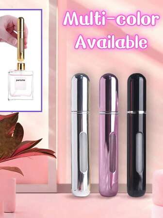 1 pezzo/3 pezzi Flaconcino di profumo ricaricabile da 8ml, Flacone atomizzatore portatile da viaggio, Flacone di profumo ricaricabile vuoto per viaggiare e uscire