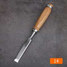 1 x zestaw dłut do obróbki drewna, stalowa głowica młotka, drewniany uchwyt, materiał kompozytowy, ergonomiczne narzędzia do obróbki drewna