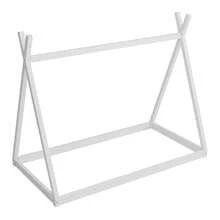 Twin Size House Floor Bed Frame,Wooden Montessori Low-Floor Bed  House Shape Tent Bed Frame Roof For Boys Girls Teens For Kids,Twin Size Kids Bed, White