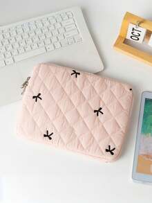 Laptop Tasche mit Diamantmuster, Laptop Schutzhülle geeignet für 11-Zoll, 13-Zoll, 13,3-Zoll, 14-Zoll, 15-16-Zoll Air Pro Laptop Sleeve M3/M2/M1 Max PC Laptop Notebook Computer Chromebook Computertasche, Herbst Uni Essentials Laptop Tasche für Frauen Mac Book Hülle Rückkehr zur Schule