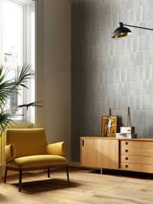 1/5/10/20 件浅灰色砖纹仿瓷砖自粘墙贴，即撕即贴墙砖，防水墙纸，适用于客厅厨房后挡板浴室家居。 - 淺灰色 - 查看 9