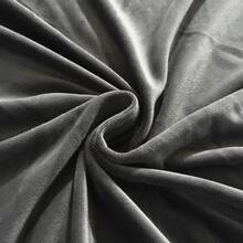 2 Piece Velvet L-Shaped Sofa Cover, Modular Sofa Cover, Stretch Sofa Cushion Cover, Corner Sofa Cover With Pillowcases For 3-Seater + 4-Seater With Pillowcase - Màu xám đen - Xem 2