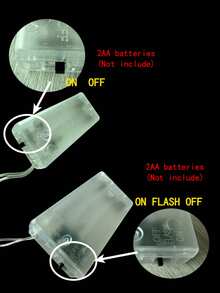 1 buah Lampu Hias Plastik 10/20/30/50/100/200 LED, Panjang 1/2/3/5/10/20M, Lampu Dekoratif Lucu yang Dapat Diperpanjang untuk Rumah - MultiWarna - View 11