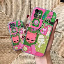 Whimsical Art Collage With Cats And Fruit Fold Phone Case For IPhone 16/16 Pro/16 Plus/16 Pro Max 15/14/13/12/11/X/Xs/Xr/Xs Max,Shopping Festivalt Essential - 淺藍色 - 查看 4
