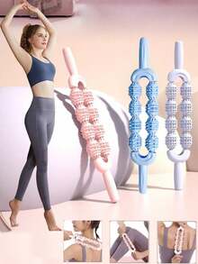 1 Deep Massage Roller, Leg Muscle Relaxer, Yoga Fascia Roller, Meridian Slimming, Tactile Sensory Integration Training, Relax Muscles Before Sleep, Unblock Meridians, And Grow Taller