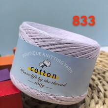 100克纯棉纱，100%纯棉纱，精梳纯棉纱，手工编织，抗起球，婴幼儿棉纱，多股纱 - 100克純棉 - 查看 6
