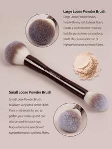 MAANGE Conjunto de 13/14/15 pincéis de maquiagem profissionais com cerdas macias e cabo longo de alumínio, incluindo pincel para cílios, pincel para sombra, pincel para sobrancelhas, pincel para esfumar, pincel para lábios, pincel para iluminador e pincel para corretivo. Adequado para cosméticos em pó, líquidos e cremosos. Ideal para uso diário e viagens. Conjunto de acessórios de maquiagem perfeito para presentear amigas e amigos. Conjunto completo de pincéis de maquiagem profissionais. - Castanho - Ver 11