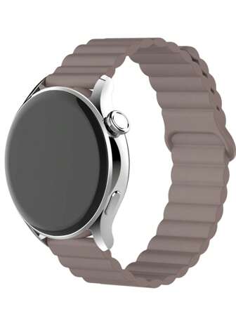 Correa de reloj de repuesto de silicona magnética de 18 mm, 20 mm y 22 mm compatible con Samsung Galaxy Watch 3/4/5/6, GT4/3, Garmin, Amazfit