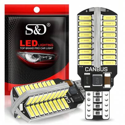 S&D 2/4/6 PCS T15 W16W 921 912 T16 902 LED Bulbs 72pcs 4014SMD Super Bright 3000LM Car Reversing Light 6000K White 12V