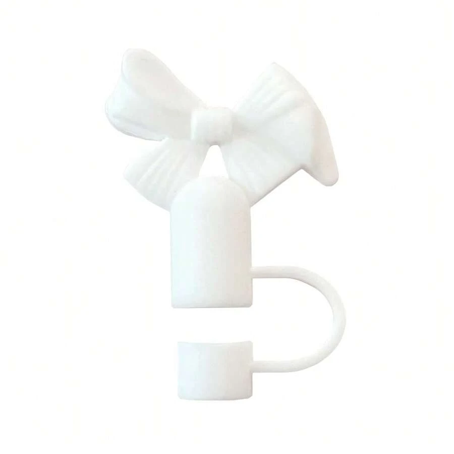 Bowknot 10mm Straw Stopper Dust Cap Cup Accessories Straw Lid - 5 - 查看 1