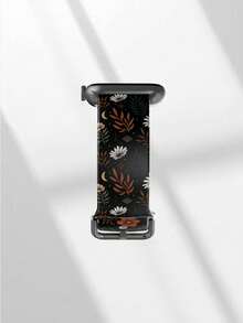 1条柔软弹力透气花卉图案替换腕带，兼容三星、佳明、荣耀智能手表，尺寸：38mm、40mm、41mm、42mm、46mm、45mm、44mm、49mm；时尚休闲硅胶表带，兼容苹果手表 Ultra SE/11/10/9/8/7/6/5/4/3/2/1 - 彩色 - 查看 3