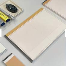 3/5 件 B5 纸和网格记事本可撕，高端 Ins 风格设计，布局简洁，耐用纸张适合学习和办公使用 - 适合学生和办公室工作人员，任务管理 | 现代网格图案 | 易撕页，网格笔记本 - 均碼 - 查看 7