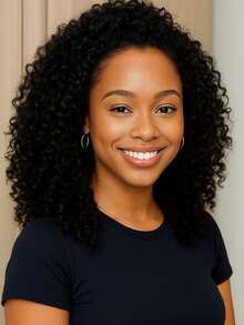 Uveous Short Curly Half Wig Human Hair Jerry Curly 3 In 1 Wigs Beginner Friendly Flip Over Drawstring Glueless Wig Ready To Go Seamless Clip In Wigs Natural Black Color 14 Inch Body Wave Headband Wig - 黑色 - 查看 9