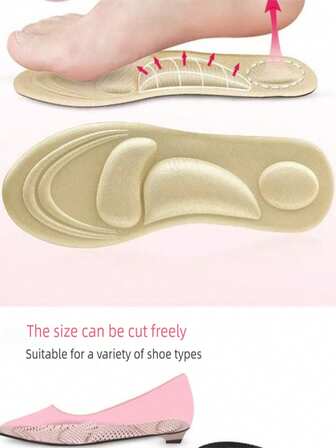5D ergonomische Einlegesohlen - Unisex, einstellbare Größe 35-39 für Frauen, 40-45 für Herren - Memory-Schaum-Einlegesohlen für Sport, Laufschuhe, Lässig, Arbeitsschuhe, Ballerinas und Anzugschuhe - Fußgewölbestützung, langanhaltend, atmungsaktiv Basic Sport-/Lässig-/Pendler-/Outdoor-/Innen-/Büro-/Urlaubs-/Ganzjahreseinlegesohlen - Business-Casual Damen - Damen Herbstschuhe