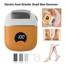 Elektrischer Fußschleifer Fußexfoliator IPX6 wasserdicht Fußfeile mit digitaler Anzeige Entferner für trockene, abgestorbene, rissige und harte Haut 500mAh