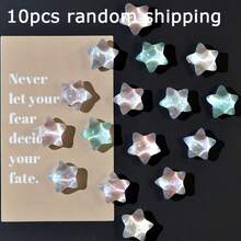 5片/8片/10片/15片/12片闪亮星星冰箱贴套装，可爱磁性装饰贴纸，适用于冰箱、白板、办公室、厨房、家居装饰，趣味礼物，派对用品，色彩鲜艳，强力粘性，防水 - 彩色 - 查看 14