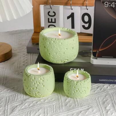 French Vanilla Scented Candle In Space Cup, Available In Regular, Large, And Extra Large Sizes, Suitable For Holiday And Home Decor
