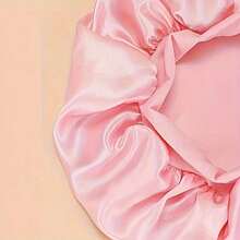 1 Satin Sleeping Cap Loose Elastic Band, Comfortable Fit, 85% Polyester Fiber 15% Elastane, No Fragrance, Daily Hair Care Accessories, Elegant Sleeping Cap | Satin Texture