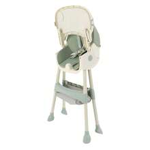 WUPYI 3-in-1-Hochstuhl in Mintgrün Für Kinder Mit Essteller Und 4 Rädern, Kombi-Hochstuhl, Wächst Mit Ihrem Kind Mit, Essstuhl Für Kinder Ab 6 Monaten Und Kleinkinder,Babygeschenk