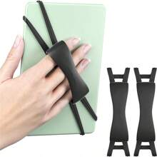 适用于 Kindle 和平板电脑的舒适手带、适合在床上阅读的 Kindle 配件、安全轻便的握持支架，适用于 4.7-8 英寸 Paperwhite/Kobo/Oasis/电子书/手机（黑色/粉色/绿色）