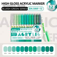 168 色高光亚克力马克笔套装：全谱艺术工具 - 使用草绿色至马卡龙色调释放创造力，高覆盖墨水，返校用品，绘画，万圣节，圣诞节