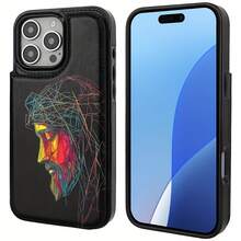 Funda tipo cartera con tapa para phone, de piel sintética, con soporte. Diseño elegante con ranura para tarjetas. Compatible con phone 16 Pro, 15, 14, 13, 12 Pro Plus y 15 Pro. - Colores mixtos 1 - Ver 7