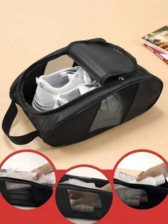 旅行鞋袋，可折叠鞋袋，拉链鞋袋，男女通用靴子袋鞋盒鞋盒，旅行度假邮轮暑假大学宿舍学校商务旅行必备，健身鞋收纳袋，办公商务旅行行李箱整理神器，家用鞋子防尘收纳袋，适合学生、白领、旅行爱好者、健身爱好者旅行收纳抽绳鞋袋鞋套便携式防尘男女通用打包袋邮轮必备度假必备