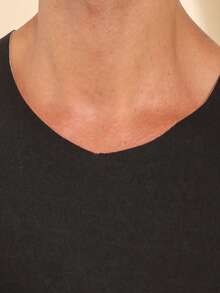 1 Set Men's Knitted Wool & Silk Seamless Casual Homewear Outfit, Medium Thickness, Warm For Autumn/Winter/Spring