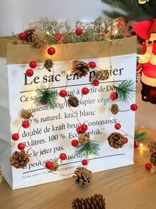 1 sztuka świątecznego sznura świetlnego LED z szyszkami, zasilane bateriami lampki choinkowe z dzwoneczkami i szyszkami, ozdoby do sypialni, ogrodu, na imprezę świąteczną, festiwal, Nowy Rok, Święto Dziękczynienia, 2026, lampki dekoracyjne świąteczne (baterie nie są dołączone) Zimowe świąteczne girlandy świetlne, dekoracje świąteczne, choinka, prezent, dekoracja na Święto Dziękczynienia, wesele, jesienne dekoracje, dekoracje urodzinowe na prezenty, artykuły imprezowe, do wnętrz, na zewnątrz, do ogrodu, na święta, festiwal, dekoracja świąteczna, choinka, prezent, dekoracja na Święto Dziękczynienia, wesele, wystrój domu, wystrój domu, wystrój jesienny, dekoracje jesienne, dekoracje urodzinowe na prezenty, artykuły imprezowe, do wnętrz, na zewnątrz, do ogrodu, na święta, festiwal, wystrój na Halloween, dekoracje ścienne, ozdoby na Halloween