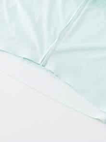 HISERWA Maillot de ciclismo verde menta de manga corta para hombres, con cremallera YKK, de tela elástica, transpirable y de secado rápido, con protección UV, adecuado para carreras y ciclismo profesional al aire libre