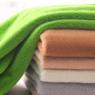 Novo tecido de pelúcia marrom de alta qualidade para outono/inverno, material macio, adequado para costurar almofadas de sofá, travesseiros, bolsas, roupas, tecidos de costura DIY feitos à mão