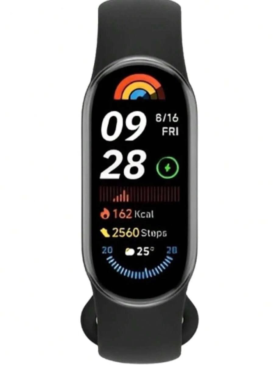Xiaomi Smart Band 9 1.62" Amoled Display | 233 MAh Battery | Up To 21 Days Of Battery Life | Over 150 Workout Modes | BT 5.4 | 50M Water Resistant - Midnight Black - 黑色 - 查看 1