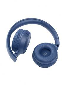 JBL Tune 510BT Wireless On-Ear Headphones, Pure Bass Sound, 40H Playtime With Fast USB-C Charging, Built-In Mic With Voice Assistant, Foldable Lightweight Design, Android IOS Compatible, Perfect For Music, Gaming, Gym, Travel - Blue - View 3