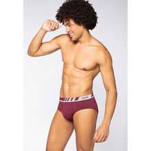 Kit Of 6 Seamless Microfiber Adult Briefs Lupo 00691-002 - 多色2 - 查看 7