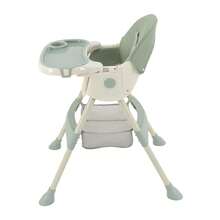 WUPYI 3-in-1-Hochstuhl in Mintgrün Für Kinder Mit Essteller Und 4 Rädern, Kombi-Hochstuhl, Wächst Mit Ihrem Kind Mit, Essstuhl Für Kinder Ab 6 Monaten Und Kleinkinder,Babygeschenk