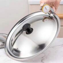 Universal Pot Cover Round Frying Pan Cover Anti-Scalding Knob Visible Wok Pot Lid Cookware Parts Kitchen Accessories