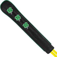 1pc Four Leaf Lucky Clover Design Golf Alignment Stick Cover Sticks Swing Training Cover - Black - View 2