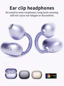 Lenovo EA410 True Wireless Bluetooth Headphones, Bone Conduction, Non-In-Ear, Open-Ear Clip, Sports Running Ear-Hook Style (Chinese Packaging) - Grey - View 3