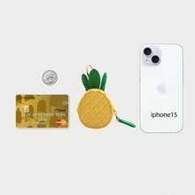 Minimalistischer fruchtförmiger Schlüsselanhänger Münzbeutel Mini Frucht Serie Erdbeere Kirsche Blaubeere Anhänger Schlüsselanhänger für Tasche Auto Accessoires für Frauen