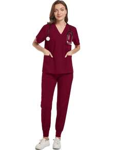 Scrub Sets - Kırmızı - Görünüm 1