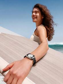 Banda de encaje trenzada delgada para Apple Watch de 40mm, 41mm, 38mm, 42mm, 44mm, 45mm, 46mm, 49mm - Correa deportiva de silicona hueca, fina, bonita y transpirable con diseño floral compatible con iWatch SE, Series 11, 10, 9, 8, 7, 6, 5, 4, 3, 1, Ultra 2 para mujeres - Negro - Ver 10